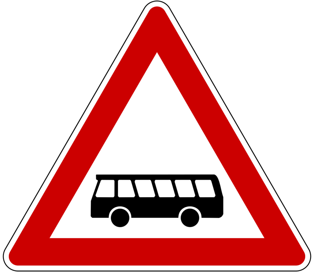 traffic sign 6684 - Vorsicht Busverkehr
