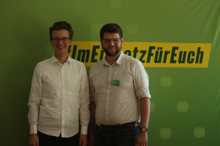 Sprechstunde in Freising mit Leon Eckert (MdB) und Johannes Becher (MdL)