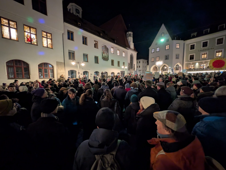 Mahnwache Demokratie am 30.Januar 2025