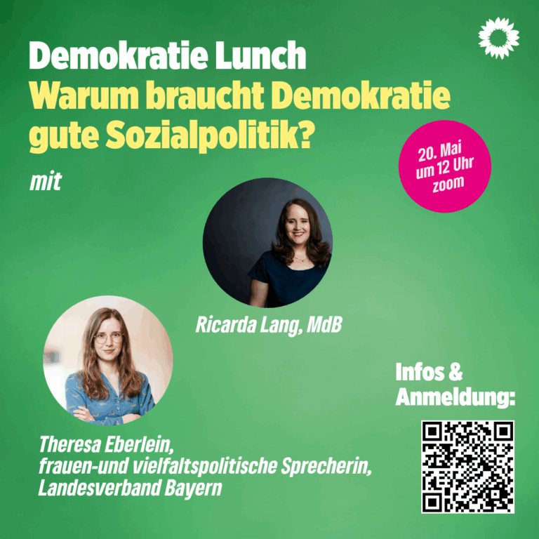 Digitaler Demokratie Lunch mit Ricarda Lang