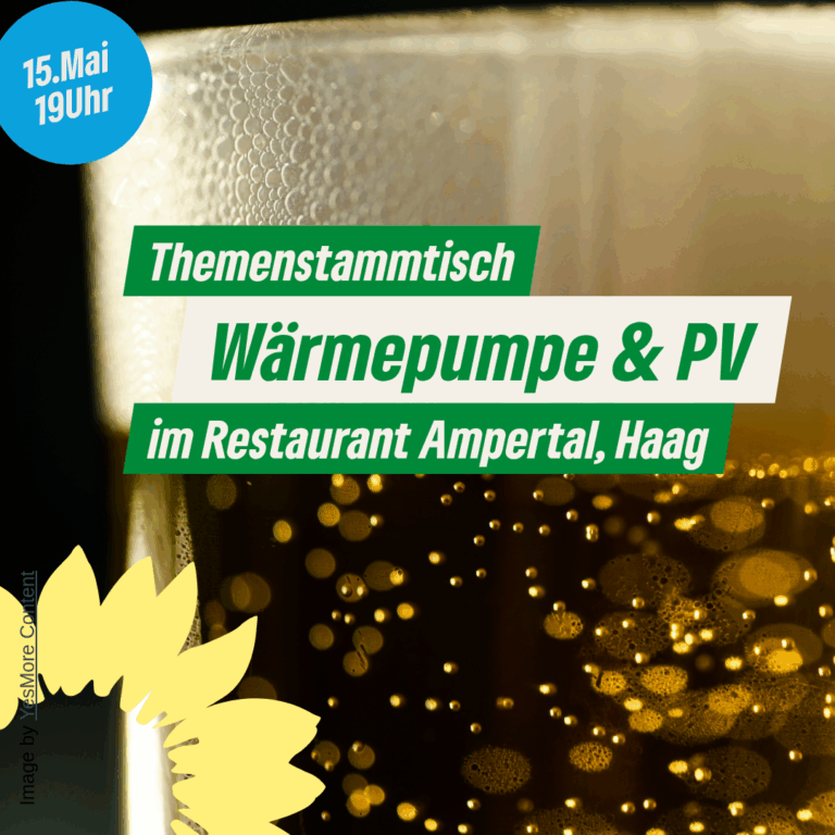 Themenstammtisch: Wärmepumpe & Photovoltaik – Erfahrungen, Austausch, Einblicke